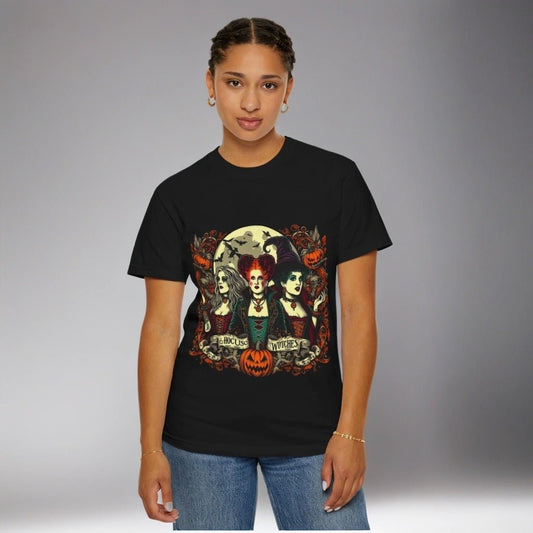 Original, Hocus Pocus, Unisex Garment-Dyed T-shirt, gothic art